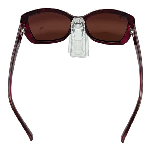 Maui Jim Orchid Sunglasses Peacock Tortoise Gray Lens STG-BG Made in Italy main image 8